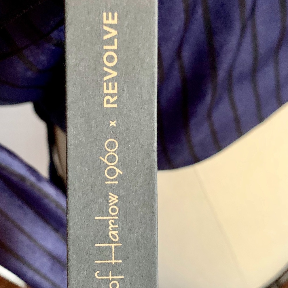House of Harlow 1960 Revolve Blue Wrap Top - Picture 5 of 5